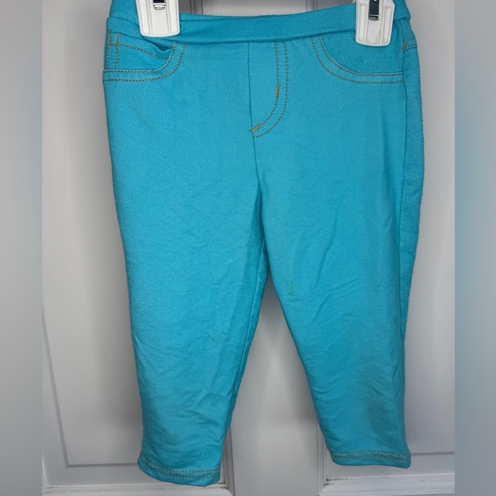 Greendog 3T Blue Heart Girls Leggings Pants